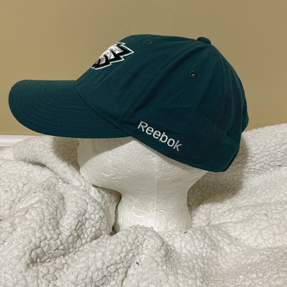 Philadelphia Eagles NFL Hat Cap Reebok Green Adjustable embroidered NFC East - Picture 3 of 8